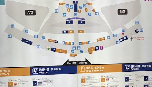 仁川空港 交通センター 地図