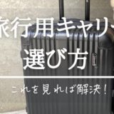 海外 スーツケース サイズ 選び方