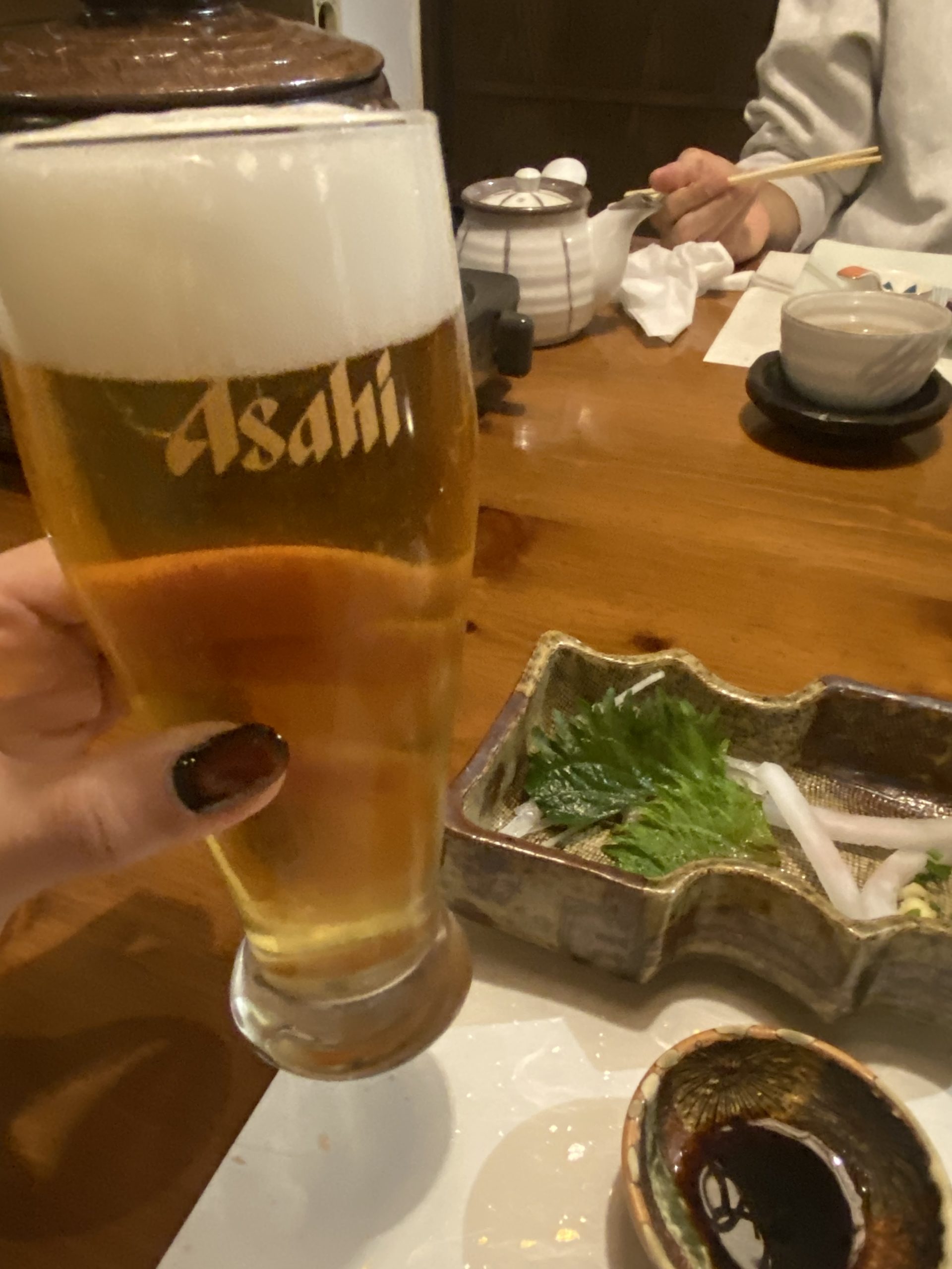 黒川温泉 ふじ屋 ブログ宿泊記 夕食 ビール