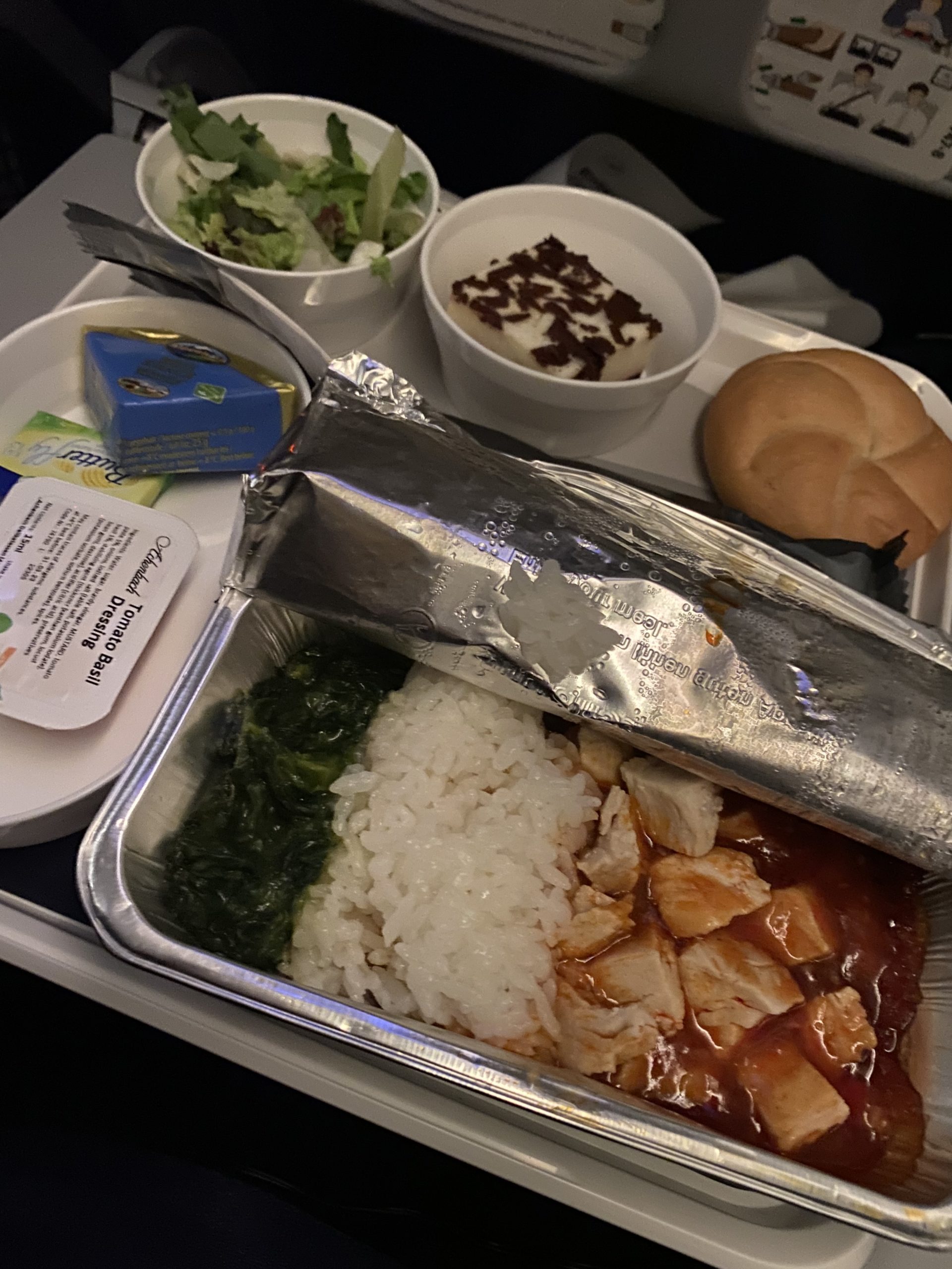 フランス旅行記ブログ ルフトハンザ航空 機内食