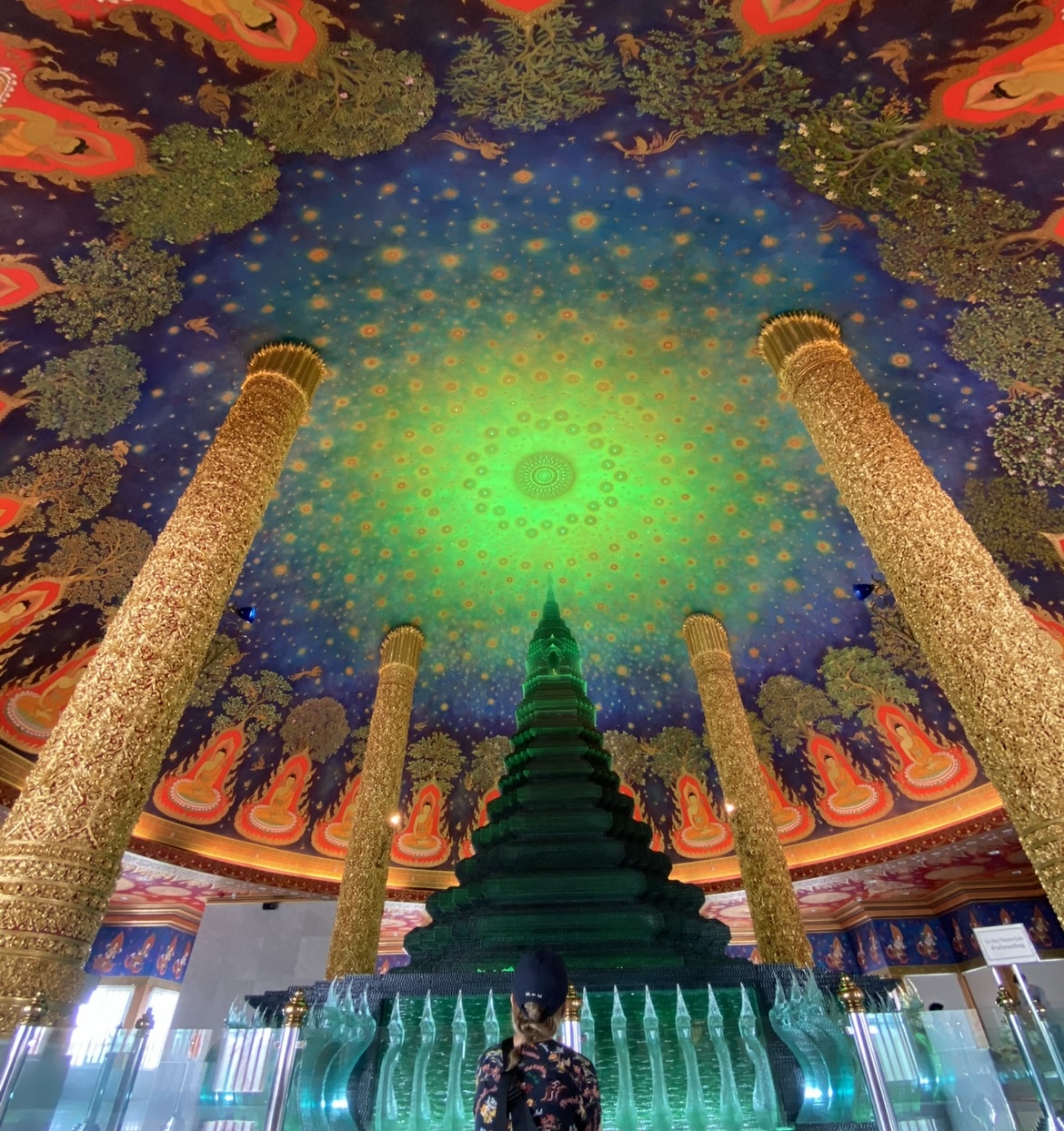 バンコク 観光 おすすめ ワットパクナム （緑の仏塔）